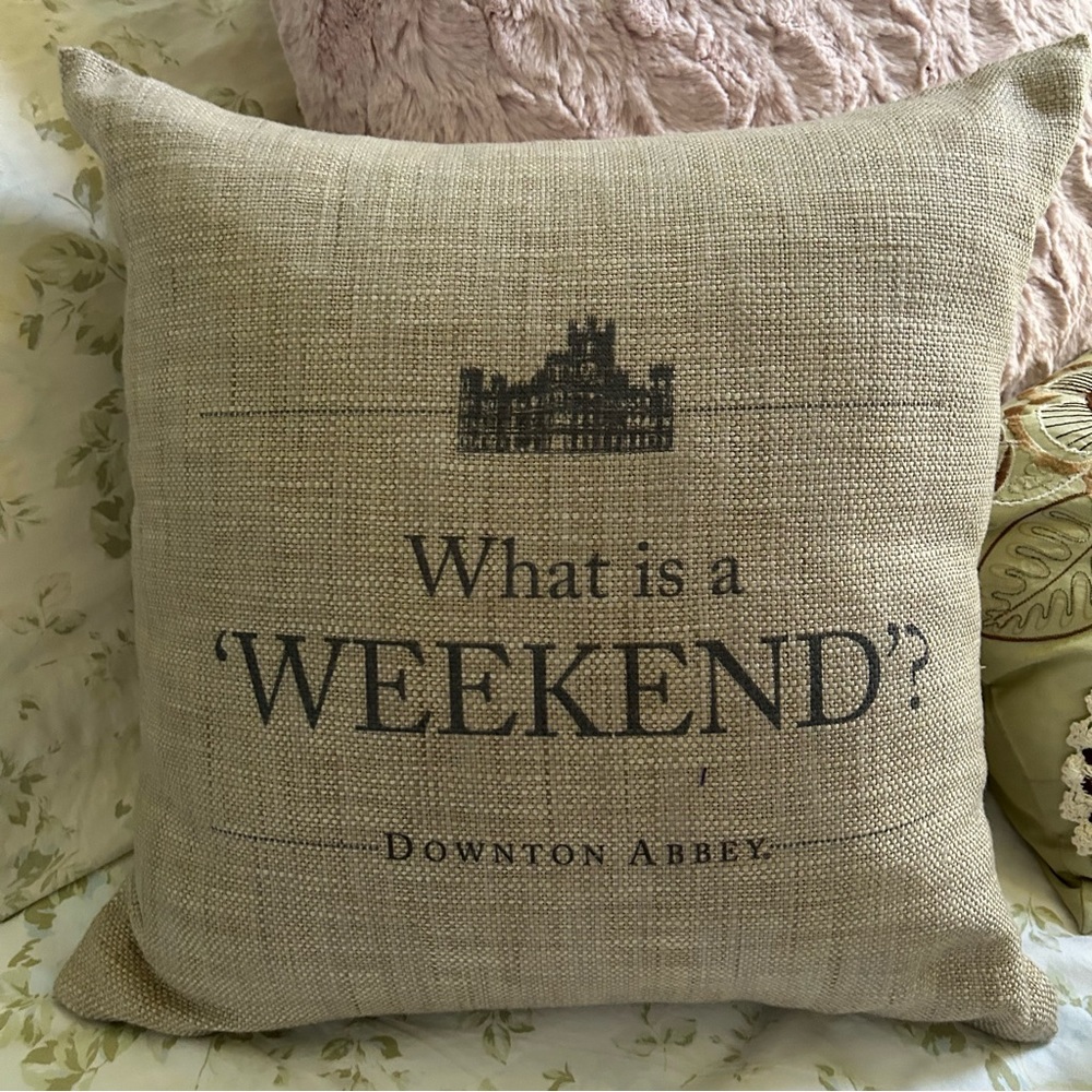 Downtown Abbey Pillow